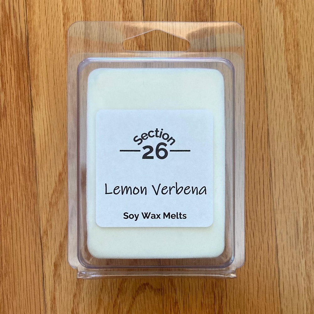 Section 26 lemon verbena soy wax melts